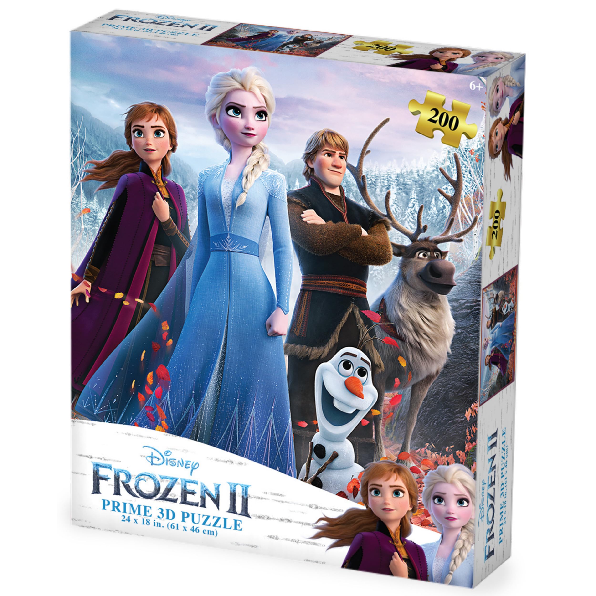 Amazon.com: Prime 3D | Disney | Frozen | 200 Piece 3D Jigsaw