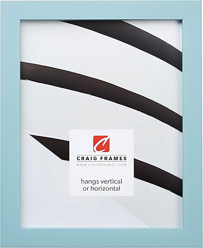 Miniatura 1 de Craig Frames - Marco de fotos, madera maciza, acabado compuesto liso, 0.875pulgadas de ancho, disponible en una variedad de colores divertidos