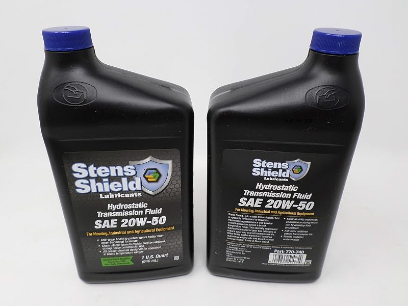 Fluido para transmissão hidrostática Stens Shield SAE 20W-50 1,89 L – Pacote com 2