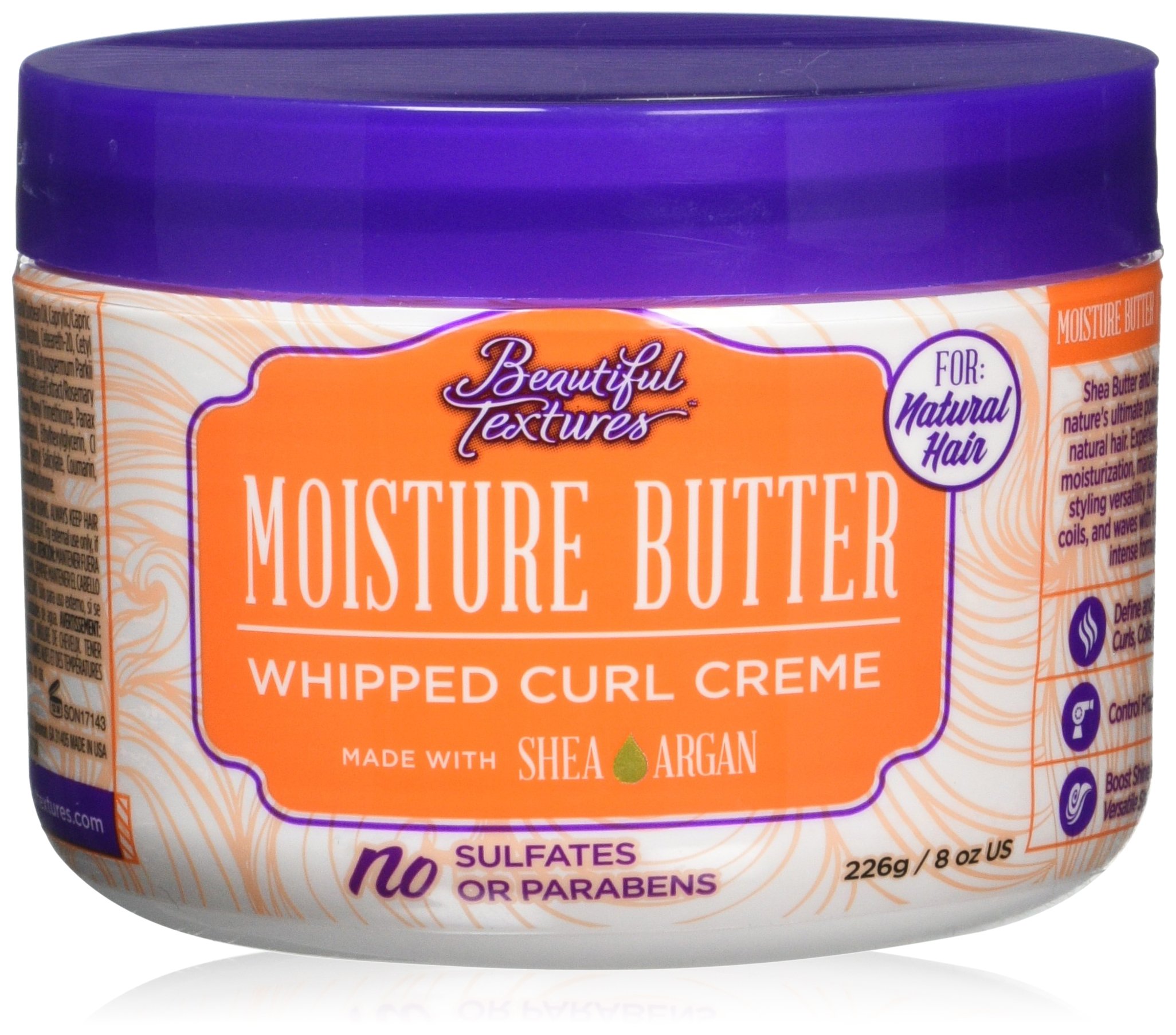 Beautiful Textures Moisture Butter Whipped Curl Creme, 8 Ounce