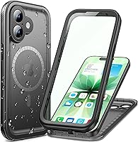 Vista 30 de Cozycase TOP Funda impermeable para iPhone 17 Pro Max - Grado militar resistente a todo 360 con protector de cámara de pantalla, doble IP68 a prueba