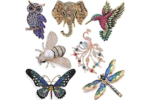 Vintage Animal Insect Elegant Flower Brooches