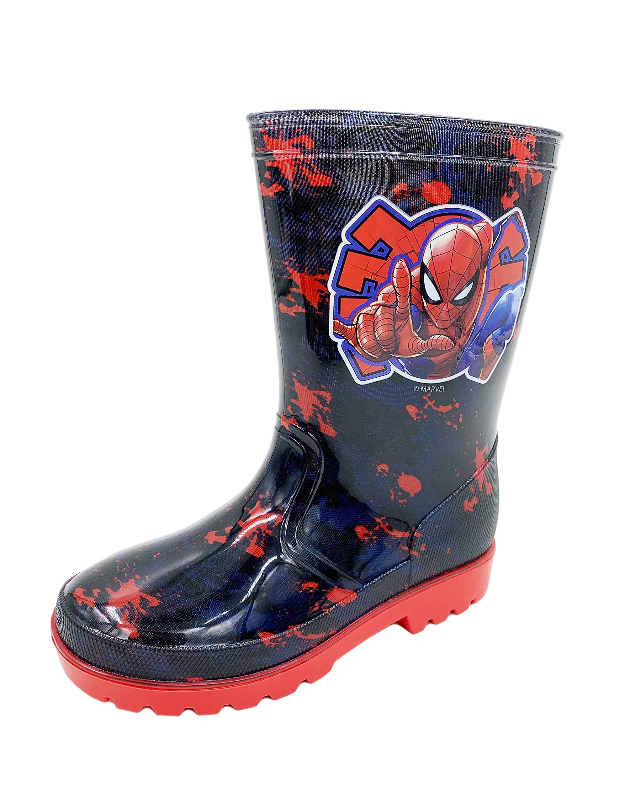 STC StoresChilds Spiderman Wellies Wellington Rain Boots