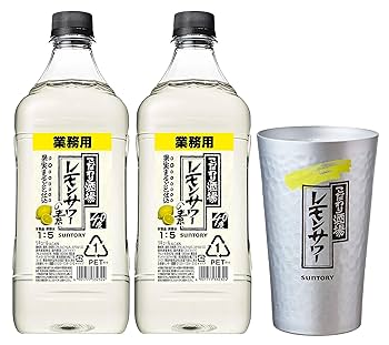 SUNTORY 業務用こだわり酒場レモンサワー1.8L4本セット 専用ポンプ付き SUNTORY 業務用こだわり酒場レモンサワー1.8L4本セット 専用