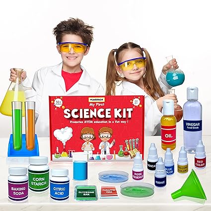 WONDRBOX 150+ Science Experiment Kits for Kids Aged 6-8-12-14 |Science Kit Birthday Gift Set for 6-14-Year-Olds | STEM Educational DIY Fun Toys I for Boys and Girls