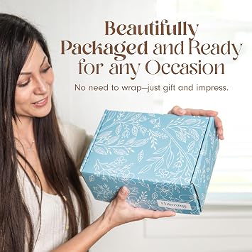 Unboxme Luxury Lavender Spa Gift Set Relaxation Gift Basket & Care Package for Women with Candle, Bath Bomb, Soap, Cozy Socks, Mug & Tea Get Well Soon, Sympathy, Birthday Self-Care Gift