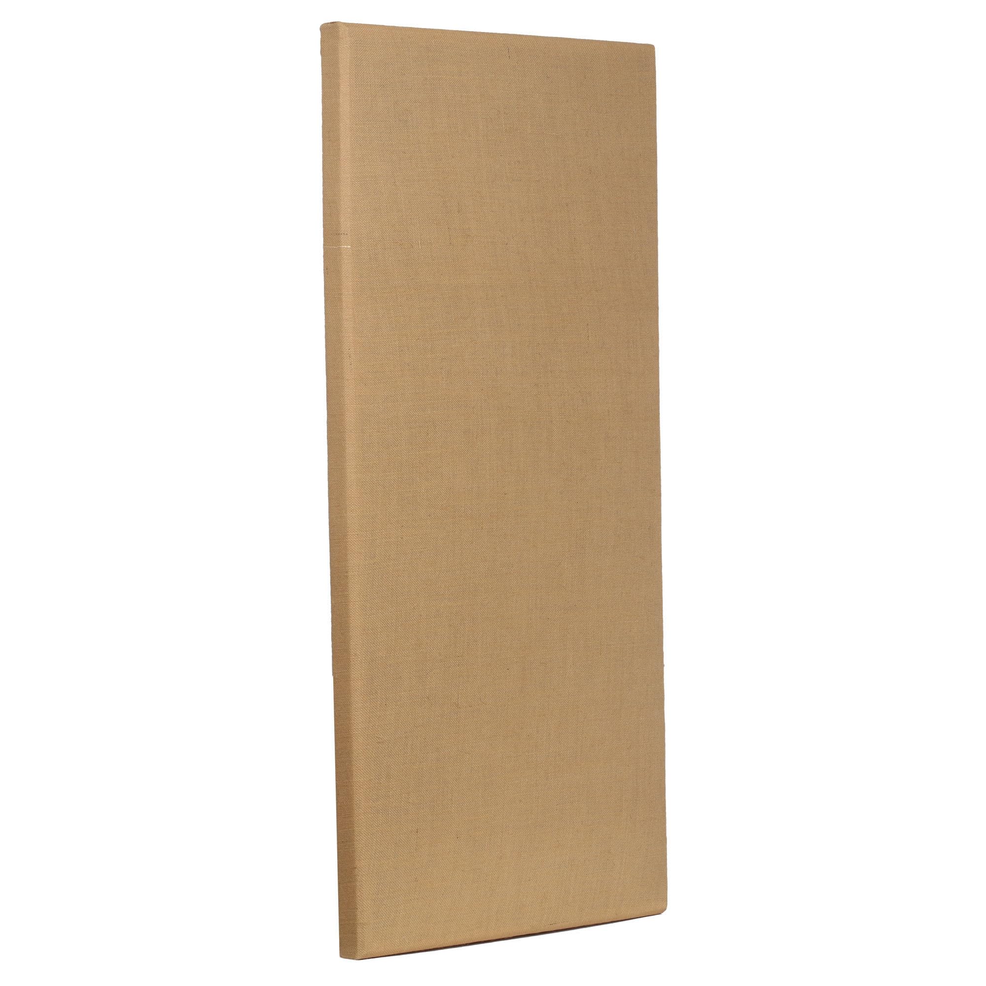 ATS Acoustics Sound Absorbing Acoustic Panel 24" x 48" x 2" Beveled Edge (Natural)