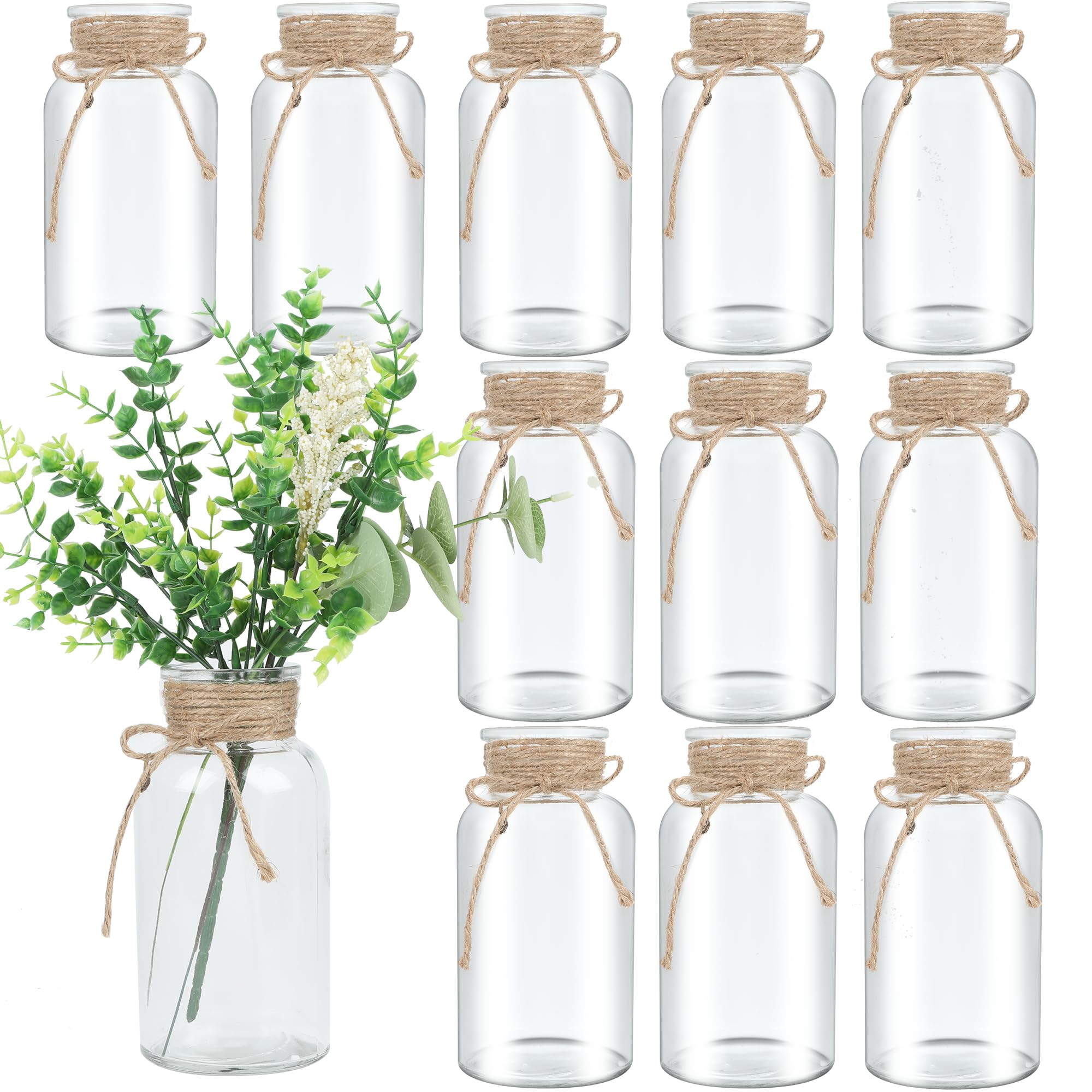 LEYIQU Vintage Glass Flower Vase - vases | Mubboo