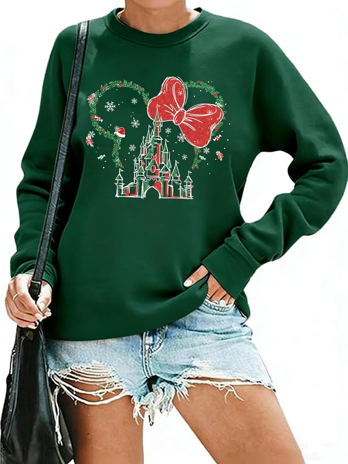 Magical Sweatshirts for Women Magical Christmas Sweatshirt Xmas Holiday Long Sleeve Pullover Sweater