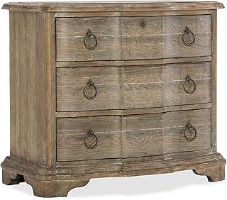 Hooker Furniture Bedroom Boheme Bastogne Three-Drawer Nightstand