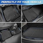 FIILINES Tapis de sol pour Subaru Crosstrek/Impreza 2024-2026, Tous les temps TPE Linges de sol et tapis pour Subaru Crosstrek Impreza Accessoires Noir