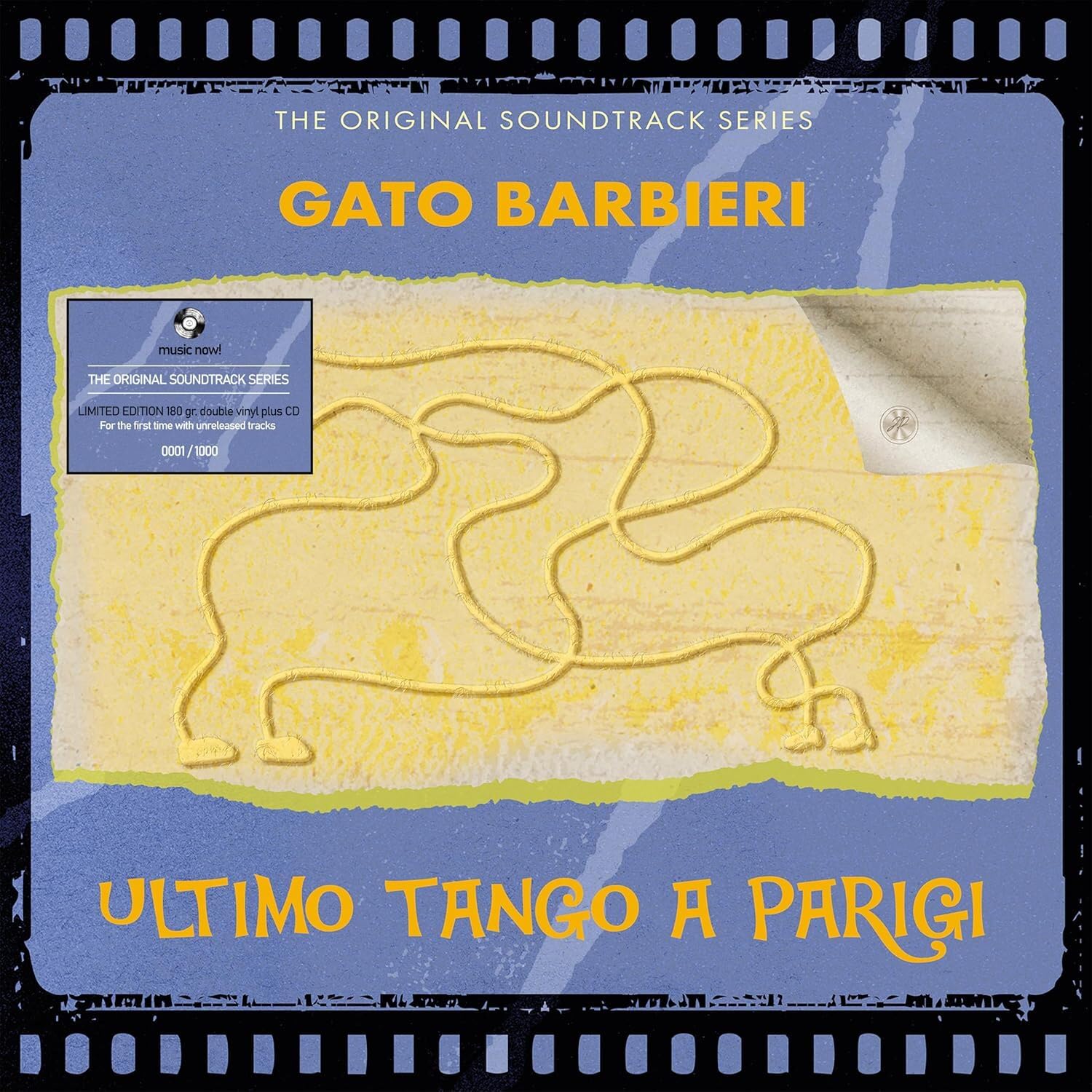 Ultimo Tango A Parigi - Original Soundtrack (Numbered Edition) (Transparent Blue Vinyl)