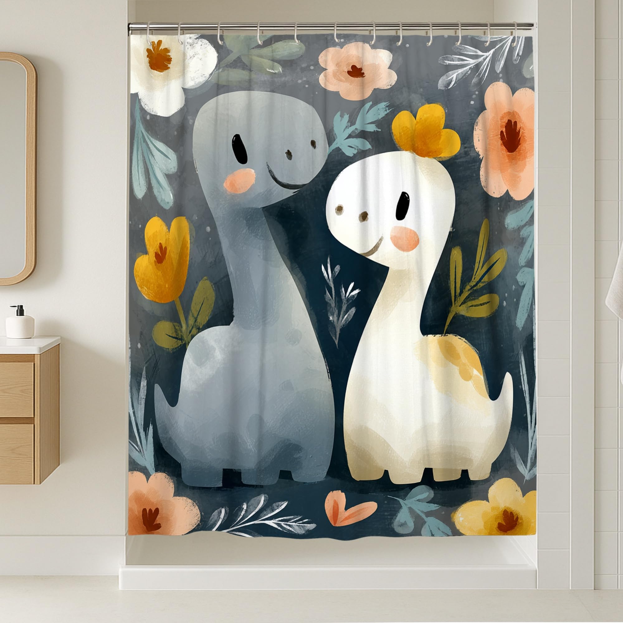 Rideau de douche extra long 183 x 243 cm en polyester premium pour hôtellerie et salle de bain