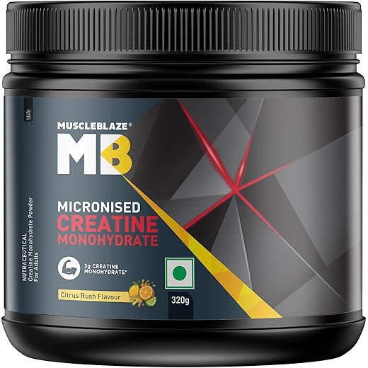 MuscleBlaze Creatine Monohydrate Powder 320g