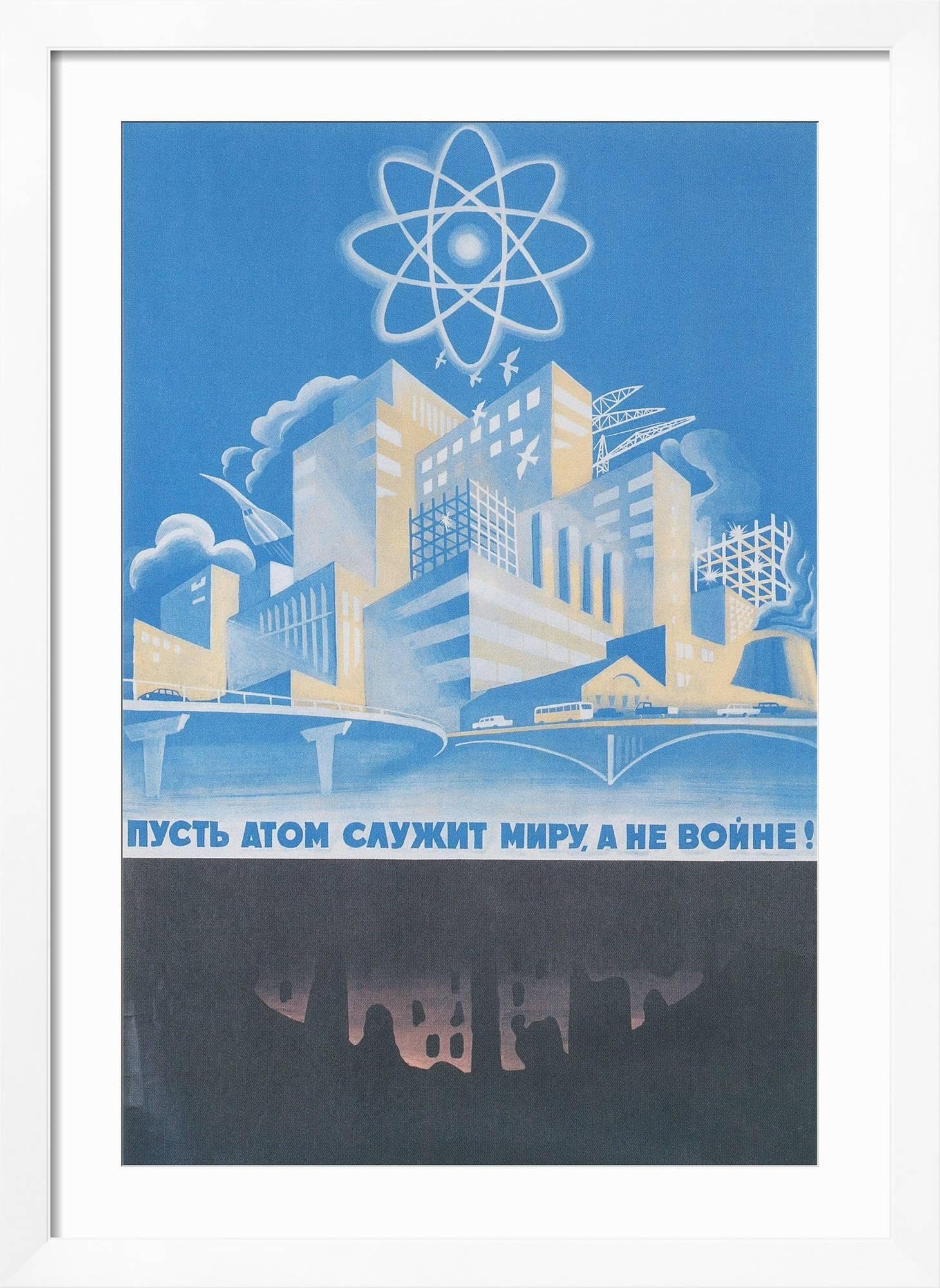 Amazon.com: AllPosters Wall Art Print Soviet Nuclear Power Poster