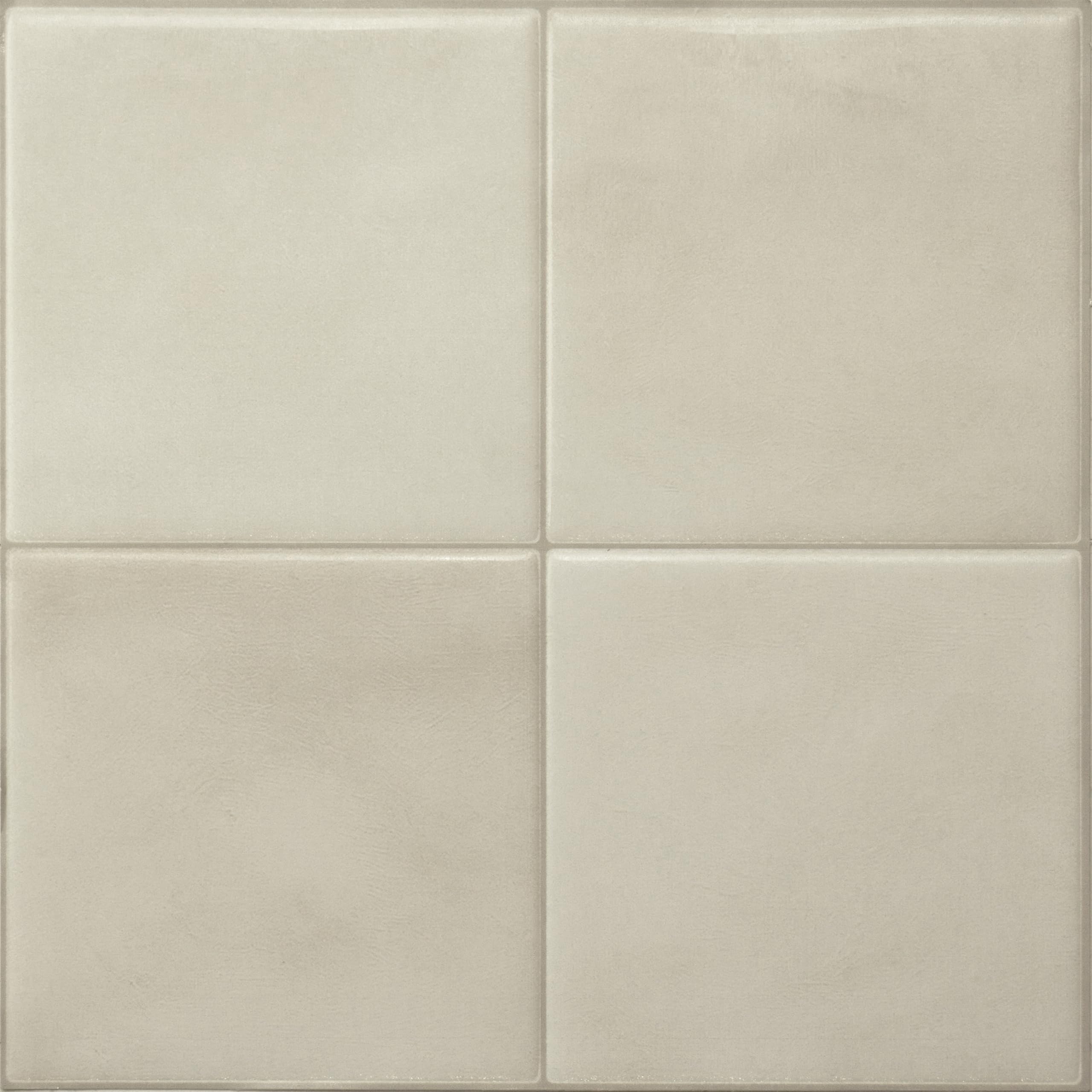Smart Tiles Almond Beige Stick On Splashback Tiles, Zellige 9"X9"