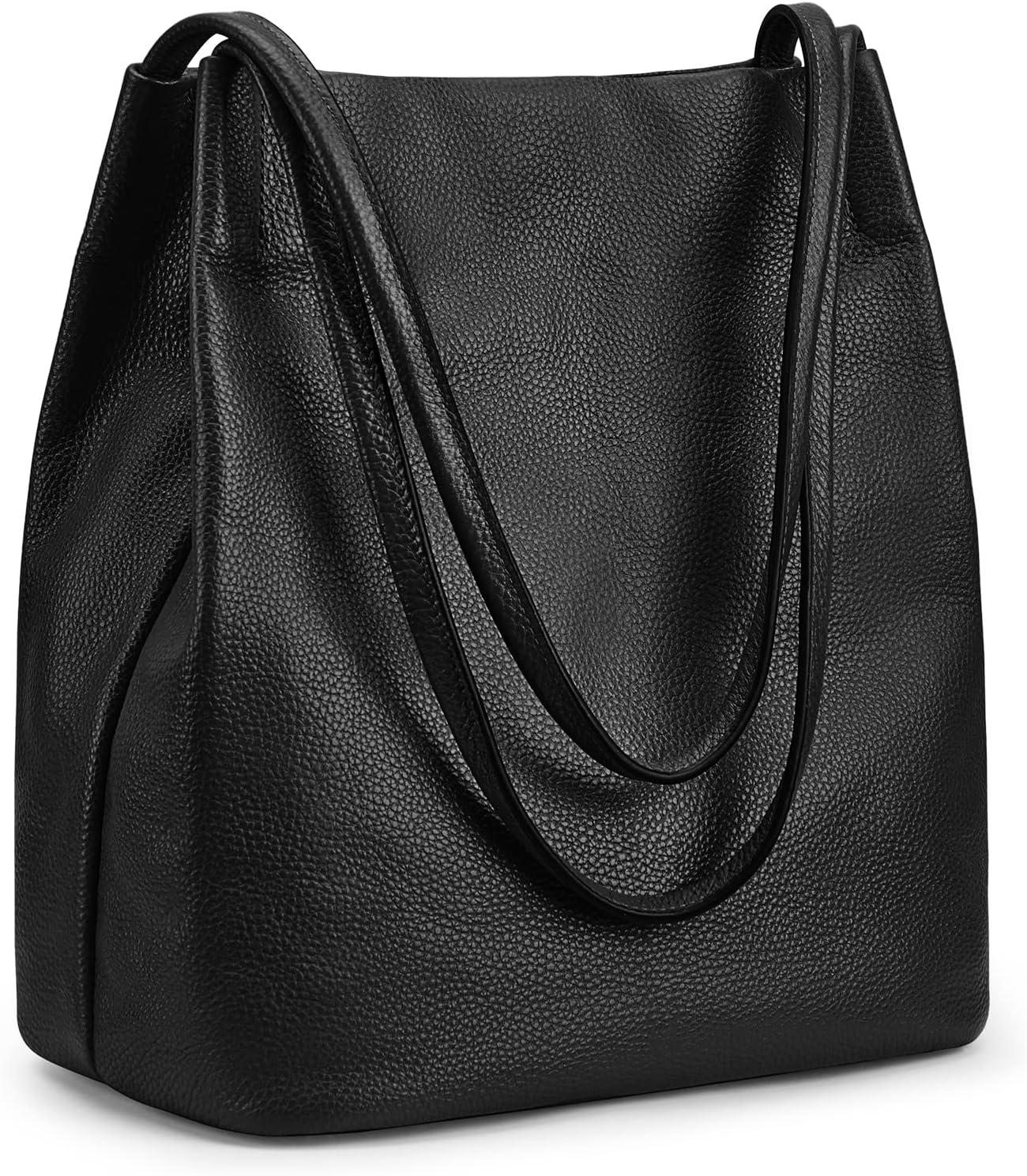 – Genuine Leather Shoulder Tote Bag Soft Hobo Handbag Purse Fit for 9.7 in Tablet with Top Magnetic Closure