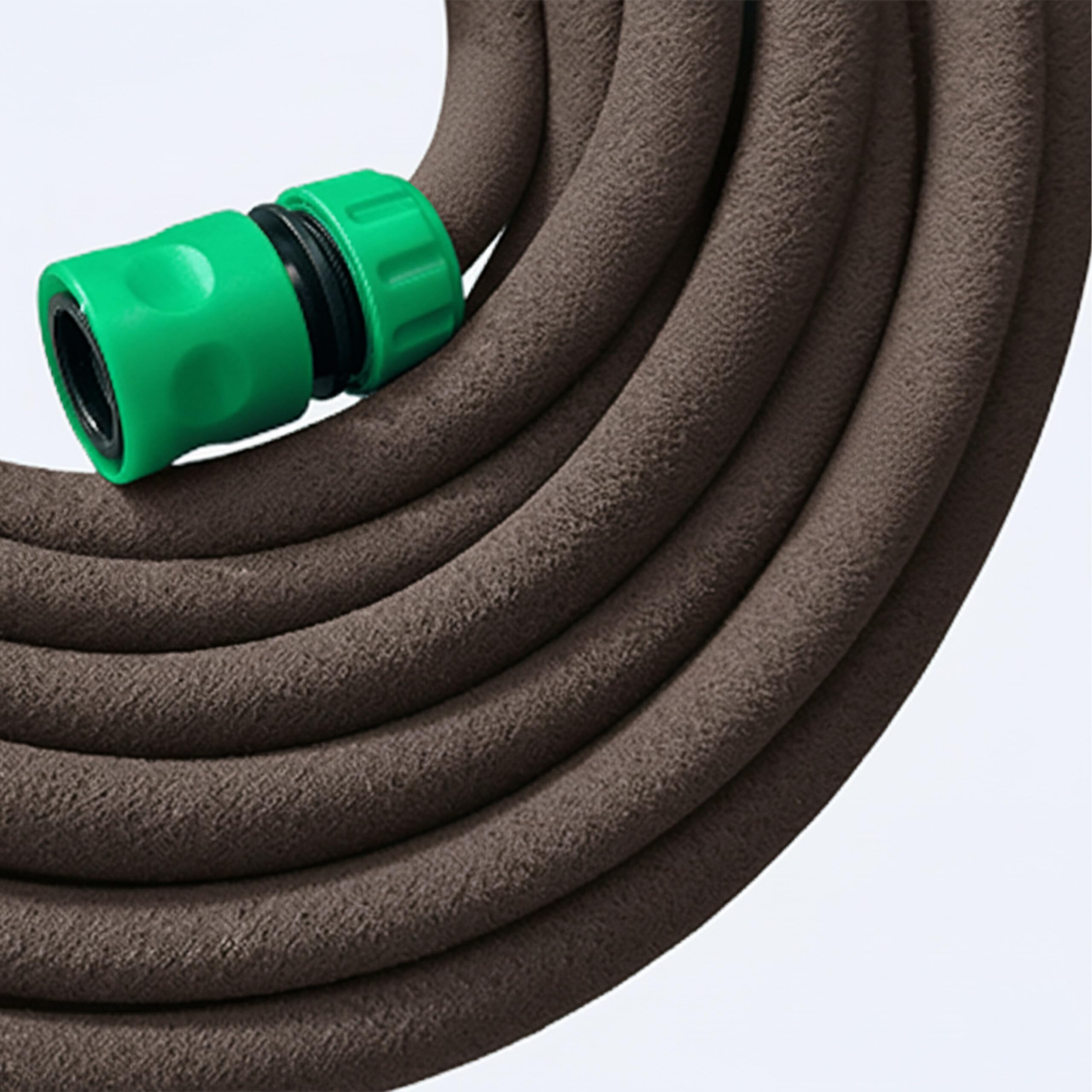 Relaxdays Tubo a Goccia, irrigazione, 70 m, per aiuole Rialzate e siepi, Marrone, Tubi