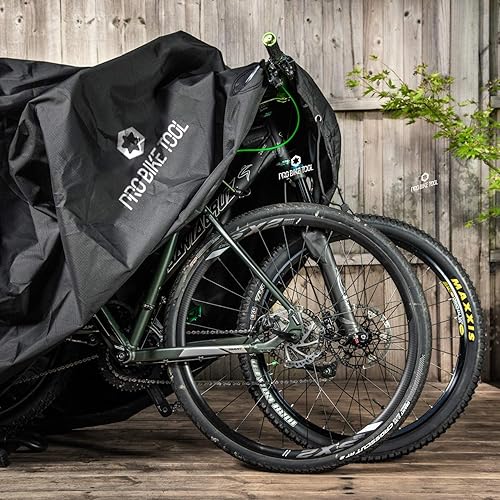 Miniatura 8 de PRO BIKE TOOL Bicycle Cover for Outdoor Storage - for 1 2 or 3 Bikes - 2 Style Options - Stationary Use for Yard or Garden - Travel Use for Car