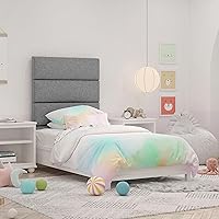 Vista 15 de Jaxx Panelist - Cabecero acolchado moderno, juego de 4 paneles para montar en la pared (cada uno de 11.25 x 38 pulgadas), tamaño King