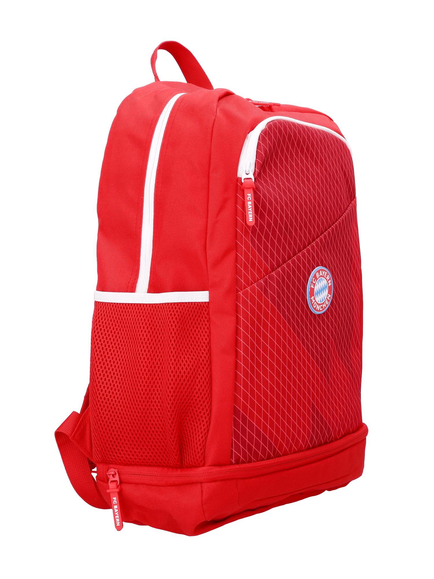 FC Bayern München Zaino I Unisex I Rosso I Capacità 20 Litri I Scuola I Ufficio I Uni