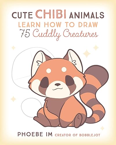 Cute Chibi Animals: Learn How to Draw 75 Cuddly Creatures (Cute and Cuddly Art, 3) - Paperback