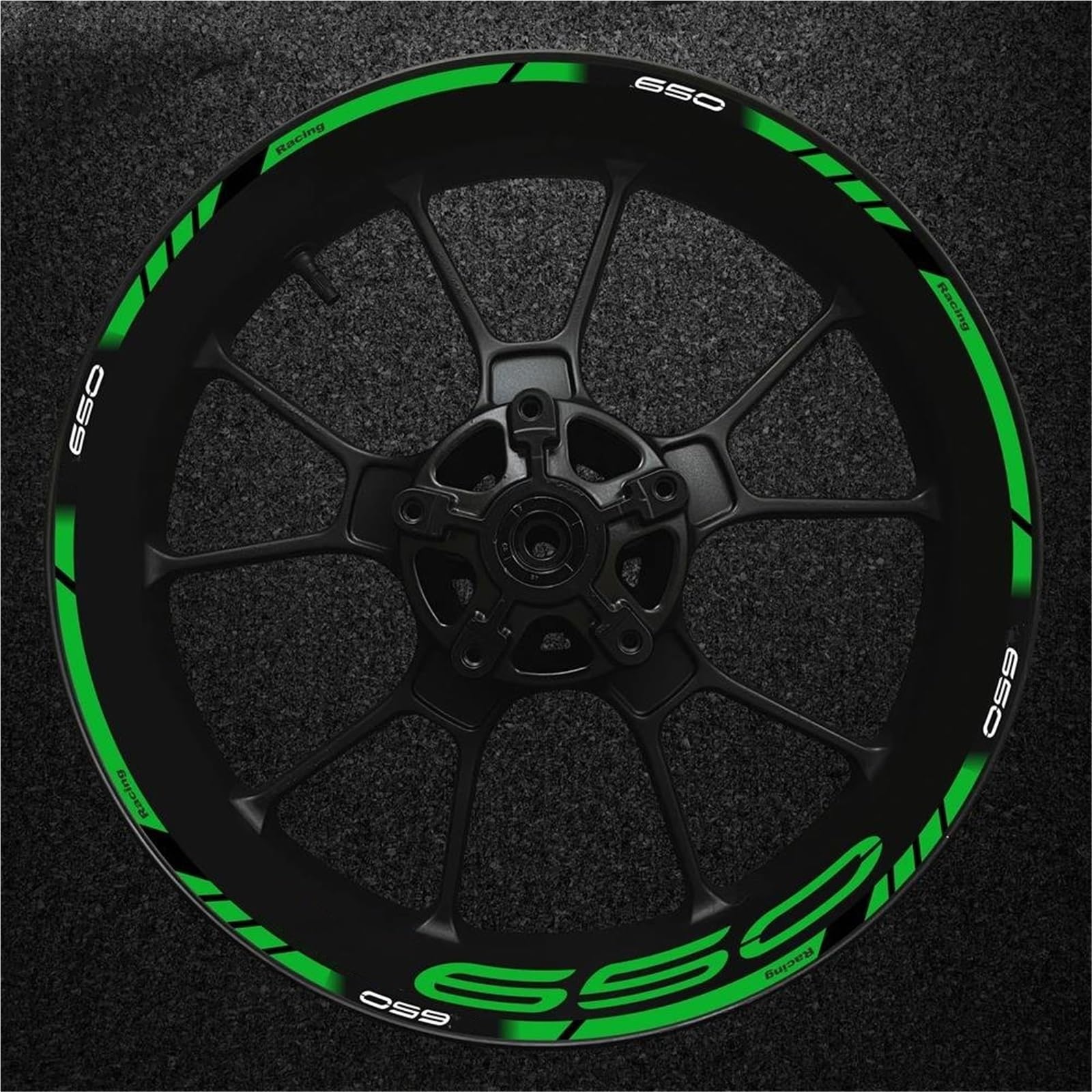 Wheel Stickers Motorcycle Wheel Decal for for Z650 for Z 650 Reflective Rim Decals Stripe Tape Hub Stickers Rim Reflective Decal