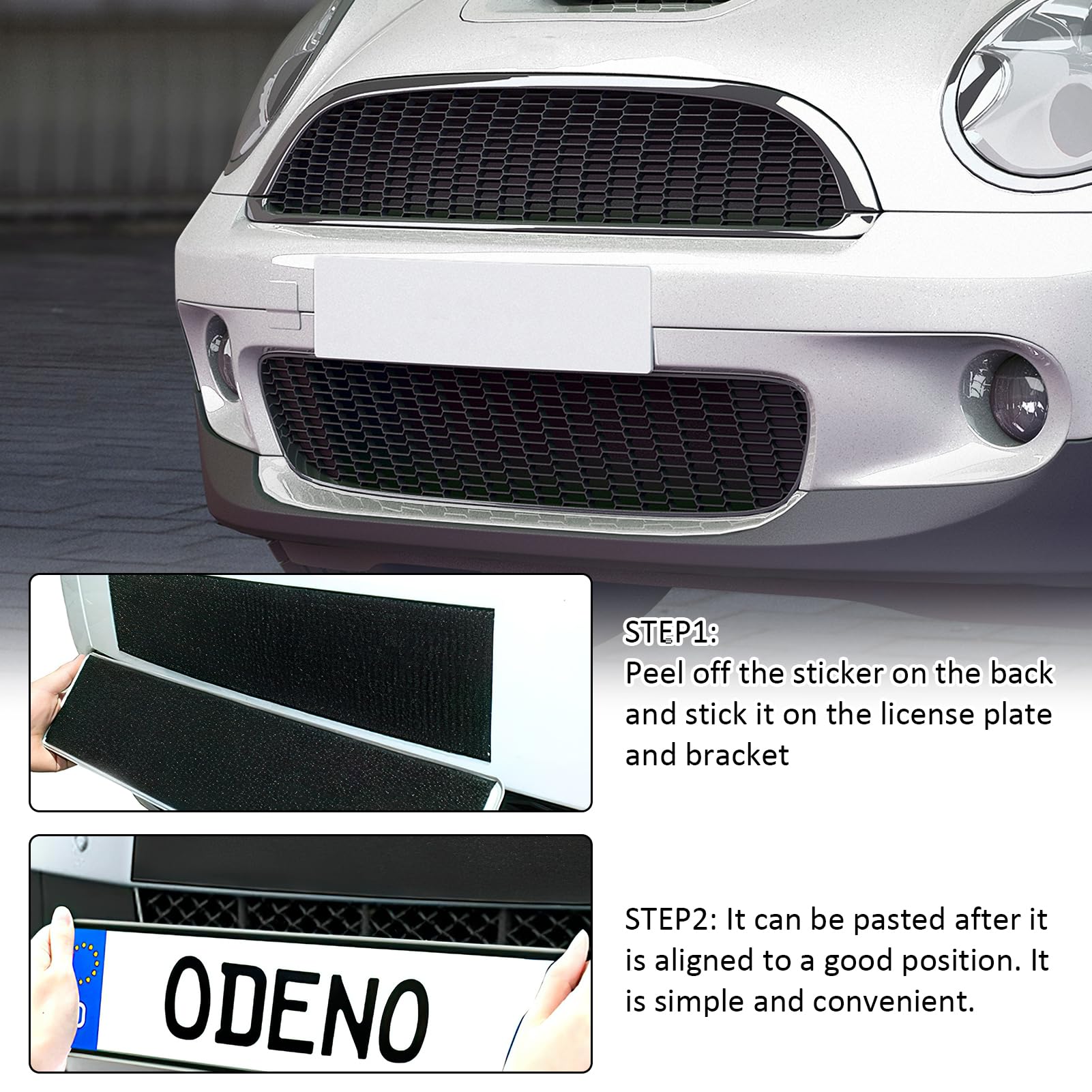 Portatarga Senza Cornice Per Austria E Germania - 2 Paia, Resistente E Legale - Foto 2