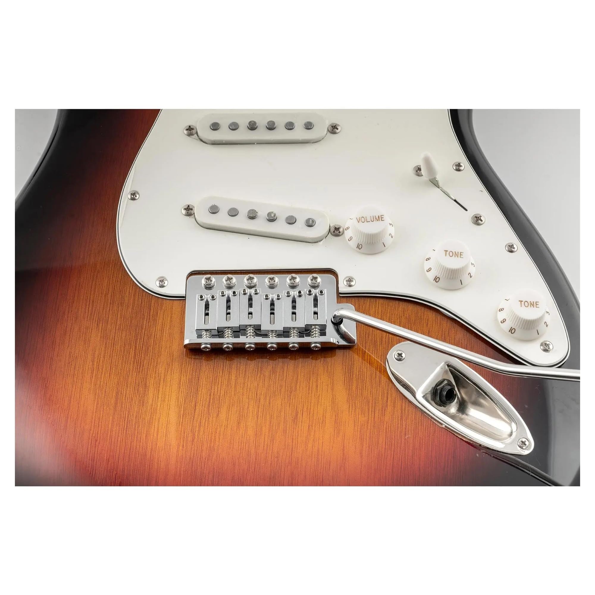 Puente Trémolo Estándar De 52.5 Mm Con Brazo De Empuje De Bloque De Latón Macizo Para Guitarras Eléctricas Puente De Guitarra Profesional(Type 3)
