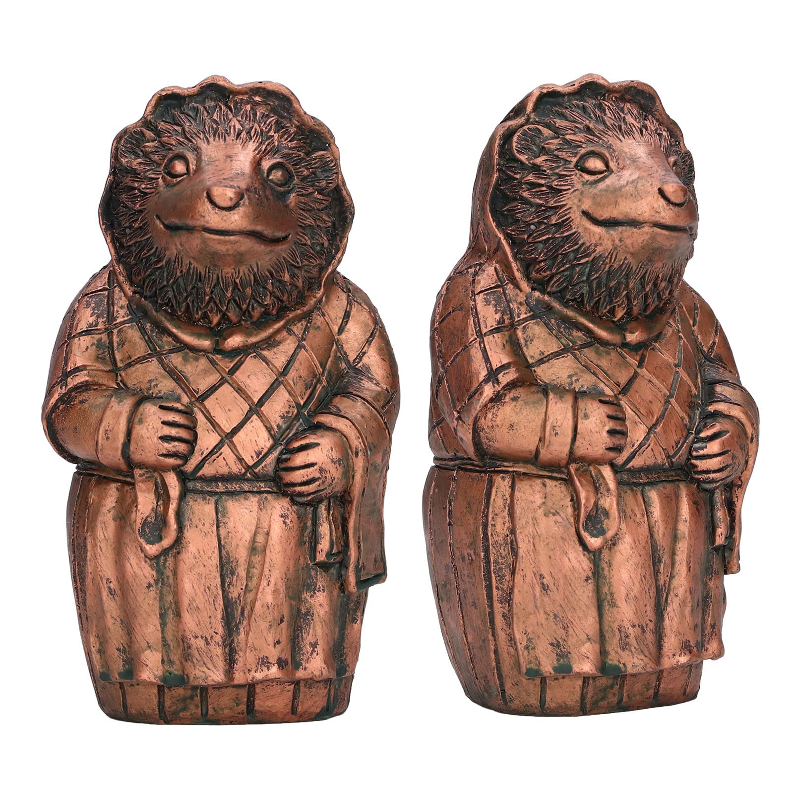 Hedgehog Garden Decor, Modern Simple Interesting Design Hedgehog Figurine Resin Material Cute Appearance for Courtyards for Gardens