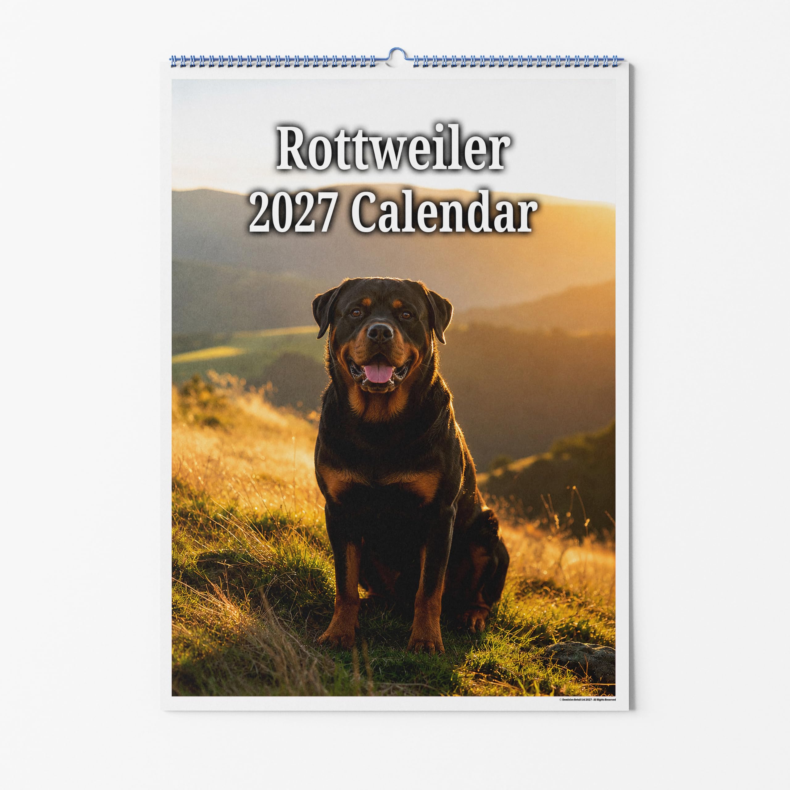 Party People A3 Wall Calendar - Rottweiler Dog 2027 โ image 1