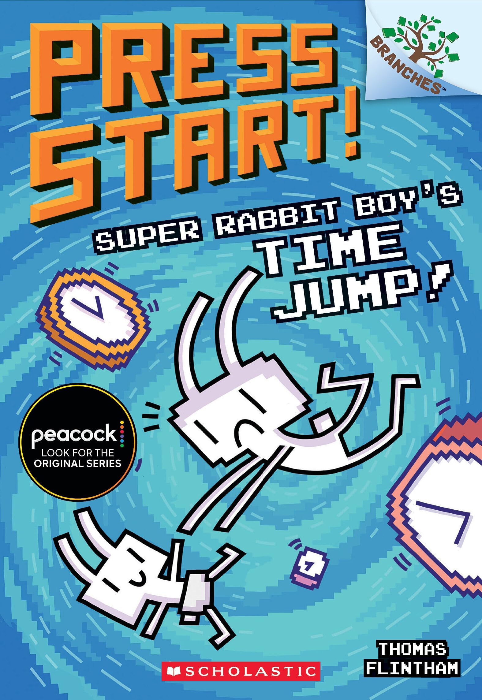 Super Rabbit Boy’s Time Jump!: A Branches Book (Press Start! #9) (9)