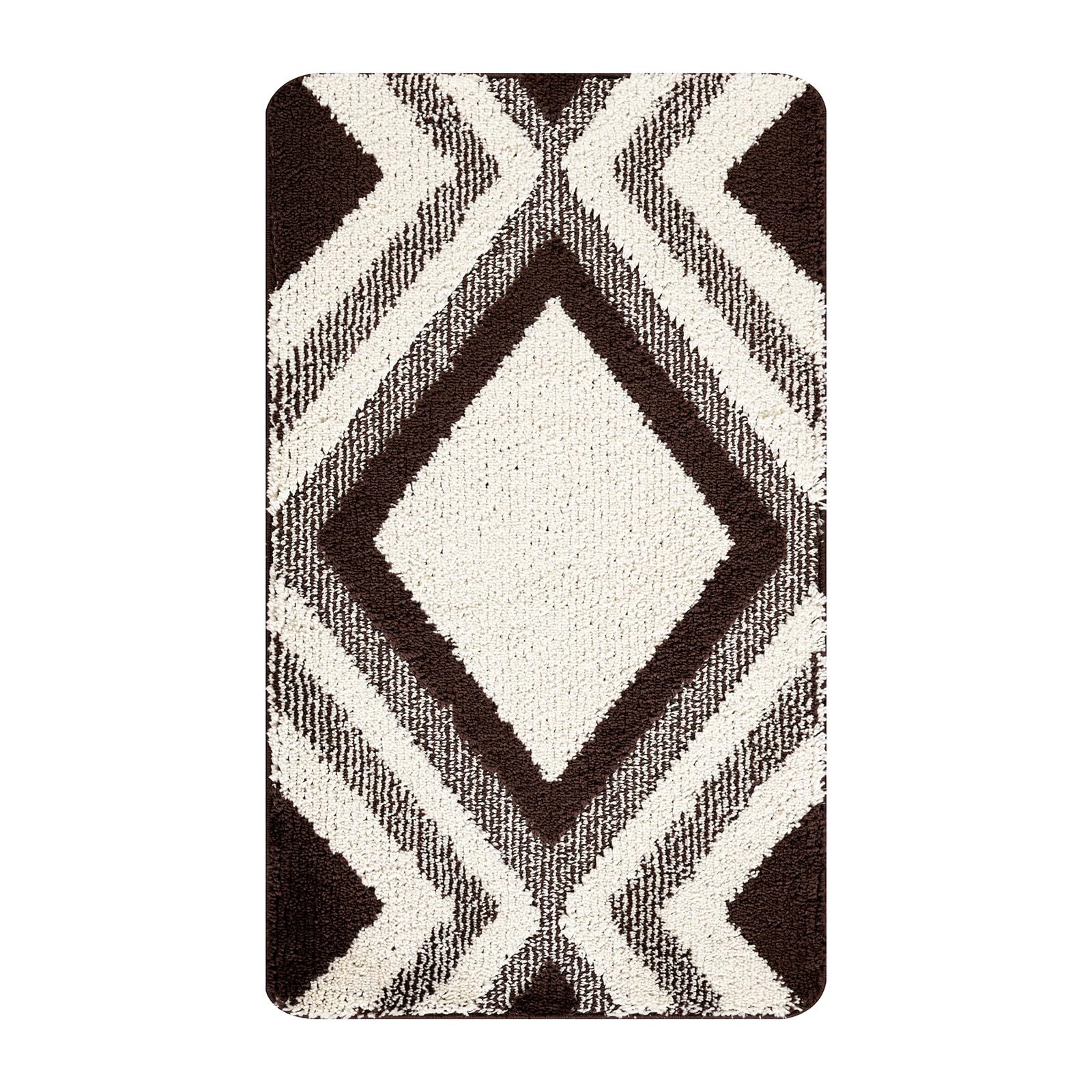 Tapis d'intérieur marron foncé pour sécuriser une entrée accueillante et confortable