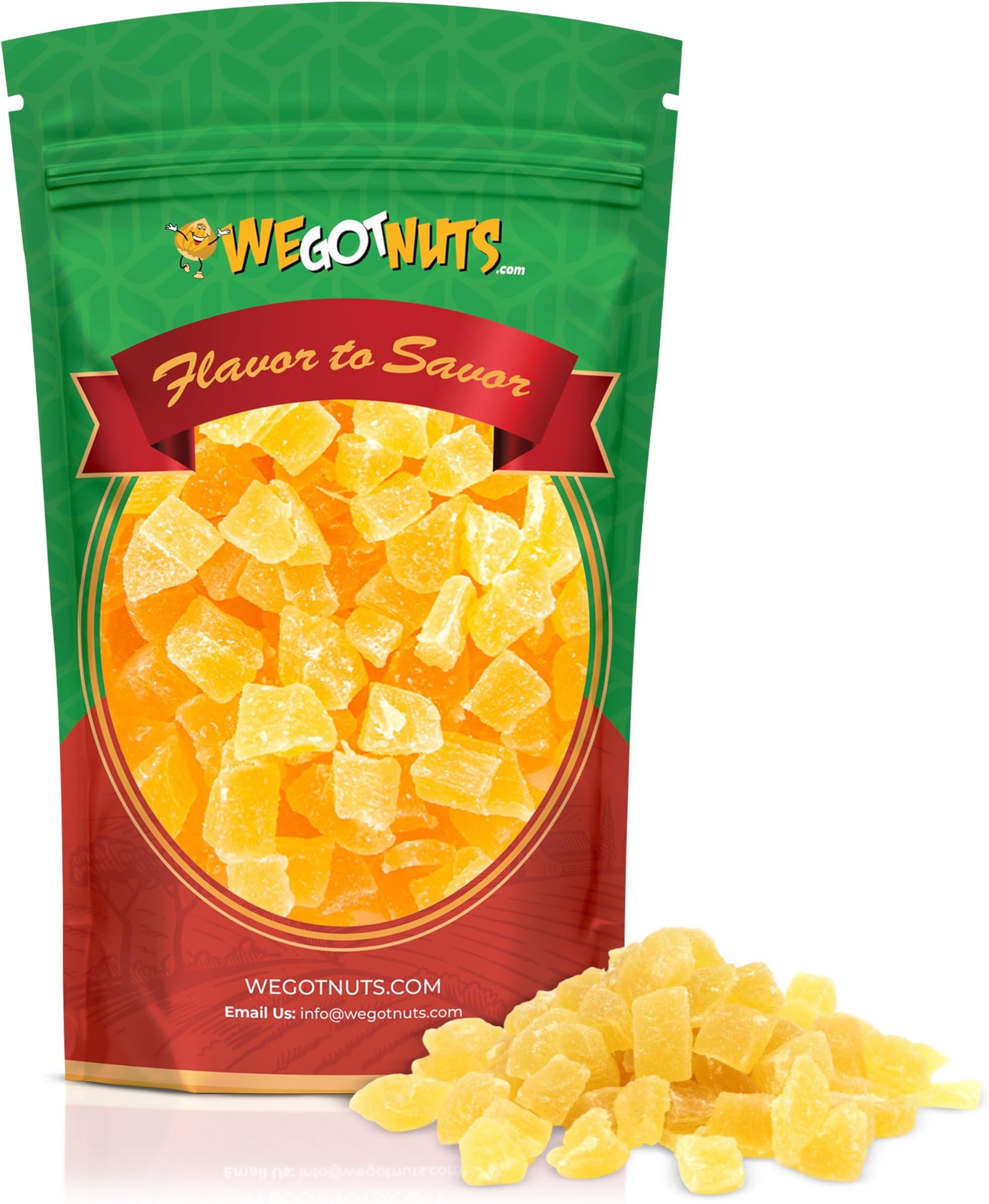 Dried Pineapple Chunks | Freshly Packed Pineapple In A Perfectly Sealed Bag | Healthy Snack Full Of Vitamins, Minerals, Antioxidants, Fibers & Enzymes | Kosher Certified Dried Fruit (5lb)