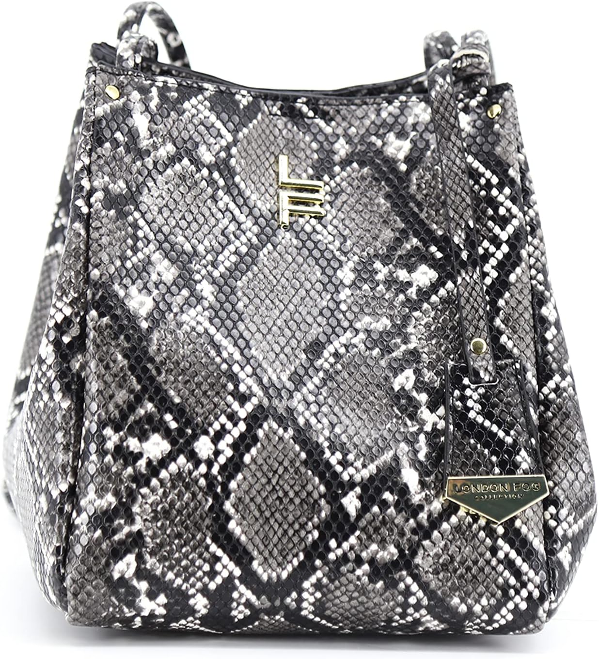 LONDON FOG COCO Shoulder Bag for Women, Vegan Leather Handbags