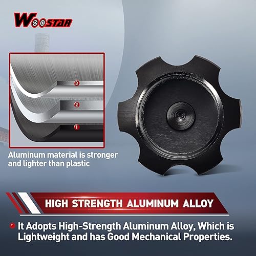 Miniatura 4 de WOOSTAR Tapa de depósito de combustible CNC de repuesto para Taotao Roketa Apollo SSR 50cc 70cc 110cc 125cc 150cc ATV Dirt Bike Pit Bike Verde