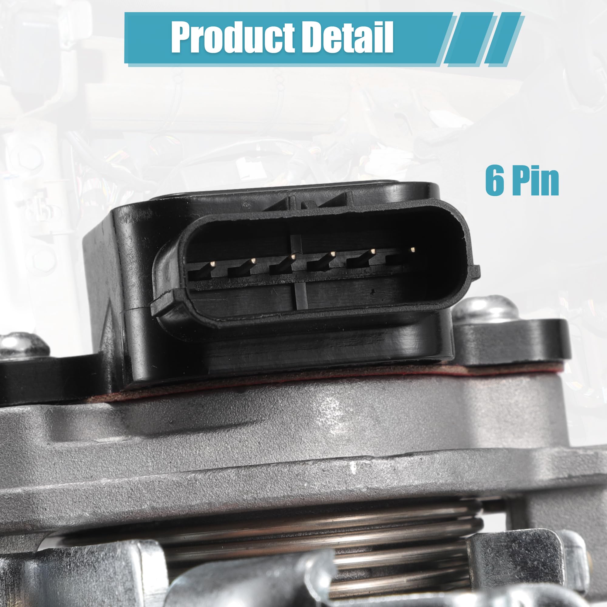 QUARKZMAN Capteur De Pédale D'Accélérateur Pour Honda TL 04-07 1pc | Noir, Argenté, Métal, Plastique, 37971RCAA01/37971RDJA01, 10x7.8x7.7cm, 6 Broches, Pour Honda, Pour Acura Tsx Mdx 2004-2007
