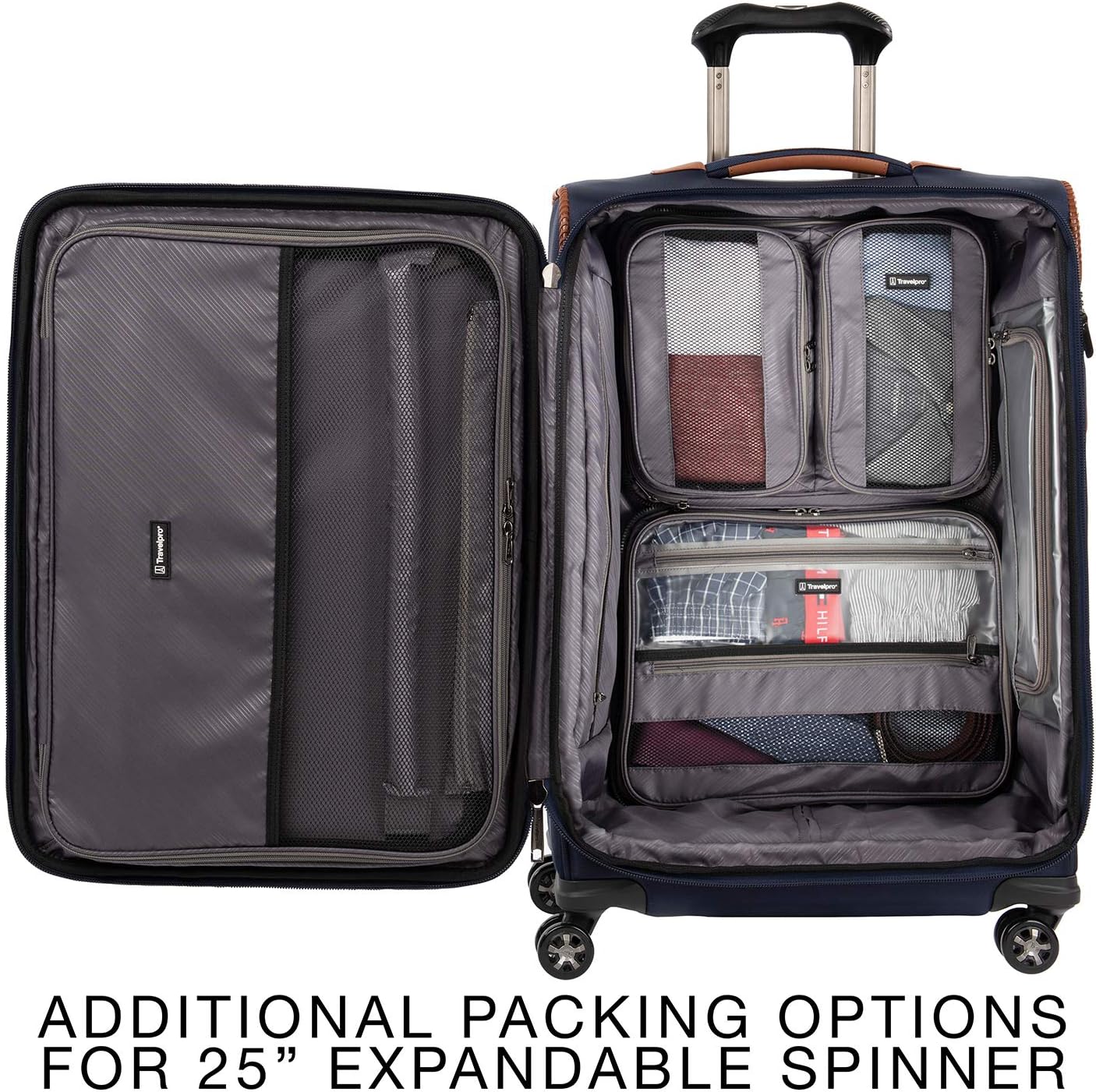 | Travelpro Crew Versapack-Packing Cubes Organizer, Grey, Global Size | Packing Organizers