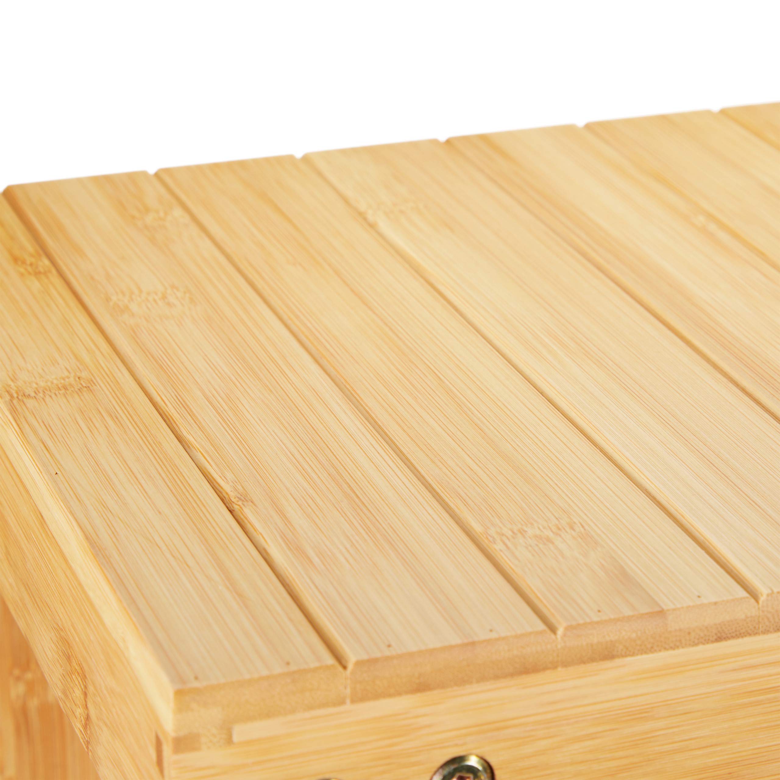 Relaxdays Zapatero Madera con Asiento, Mueble Zapatos con Banco y 2 Baldas, 6 Pares, Pasillo, 45 x 70 x 28 cm, Natural