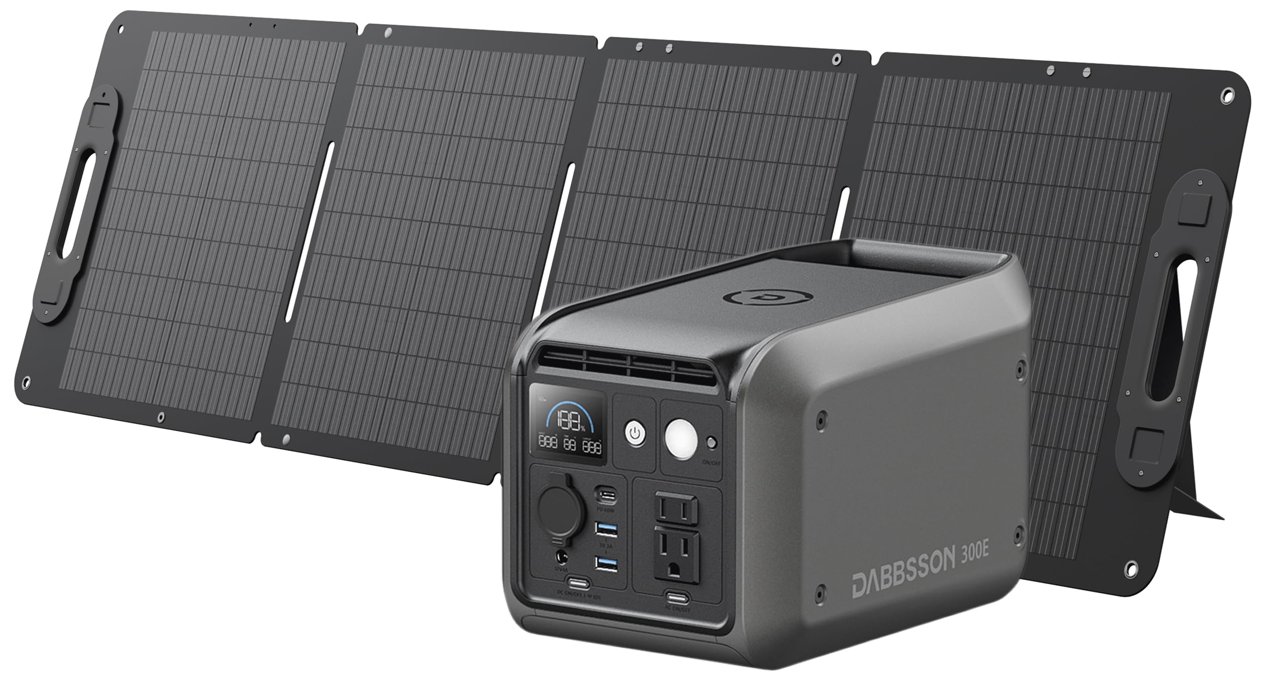 dabbsson ポータブル電源 300E 新品未使用 Dabbsson 300E ポータブル電源｜336Wh・300W 軽量モデル ダブソン