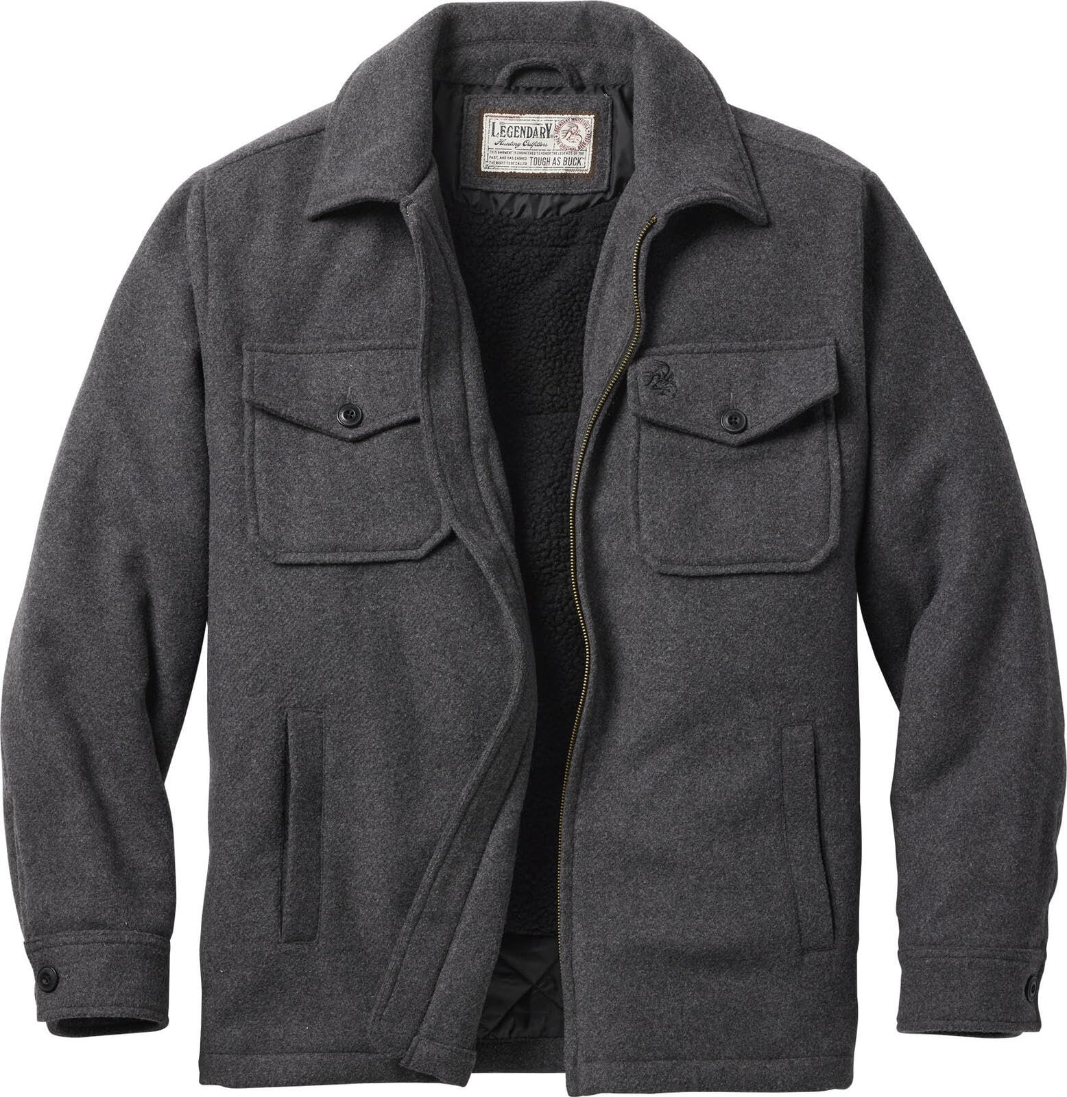 Legendary Whitetails Herren Outdoorsman Wool Coat Winter Outerwear Jacket Berber Lined Work Clothing Jacke