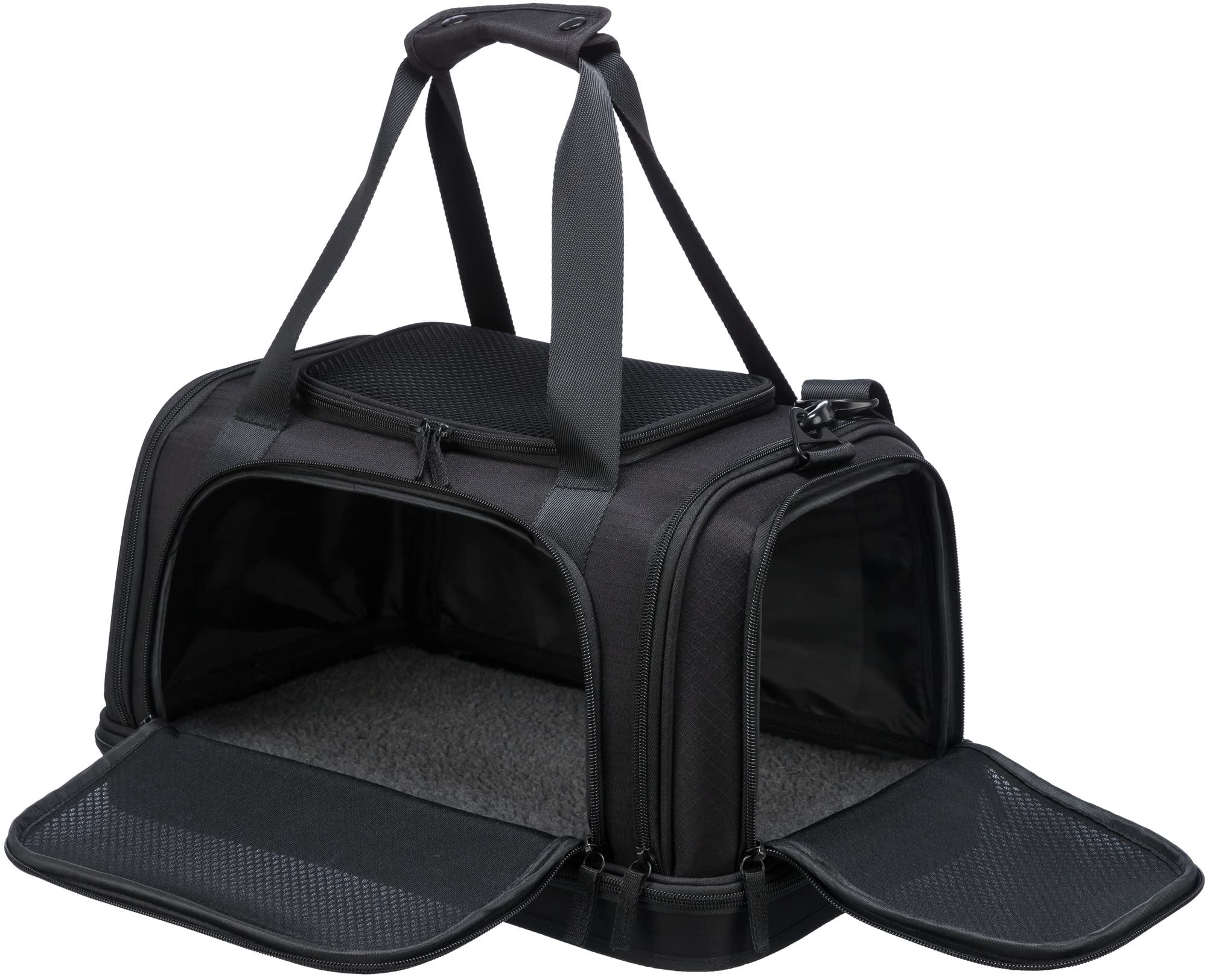 Trixie Bolso para Vuelo Airline Plane, Negro, 28 × 25 × 44 cm