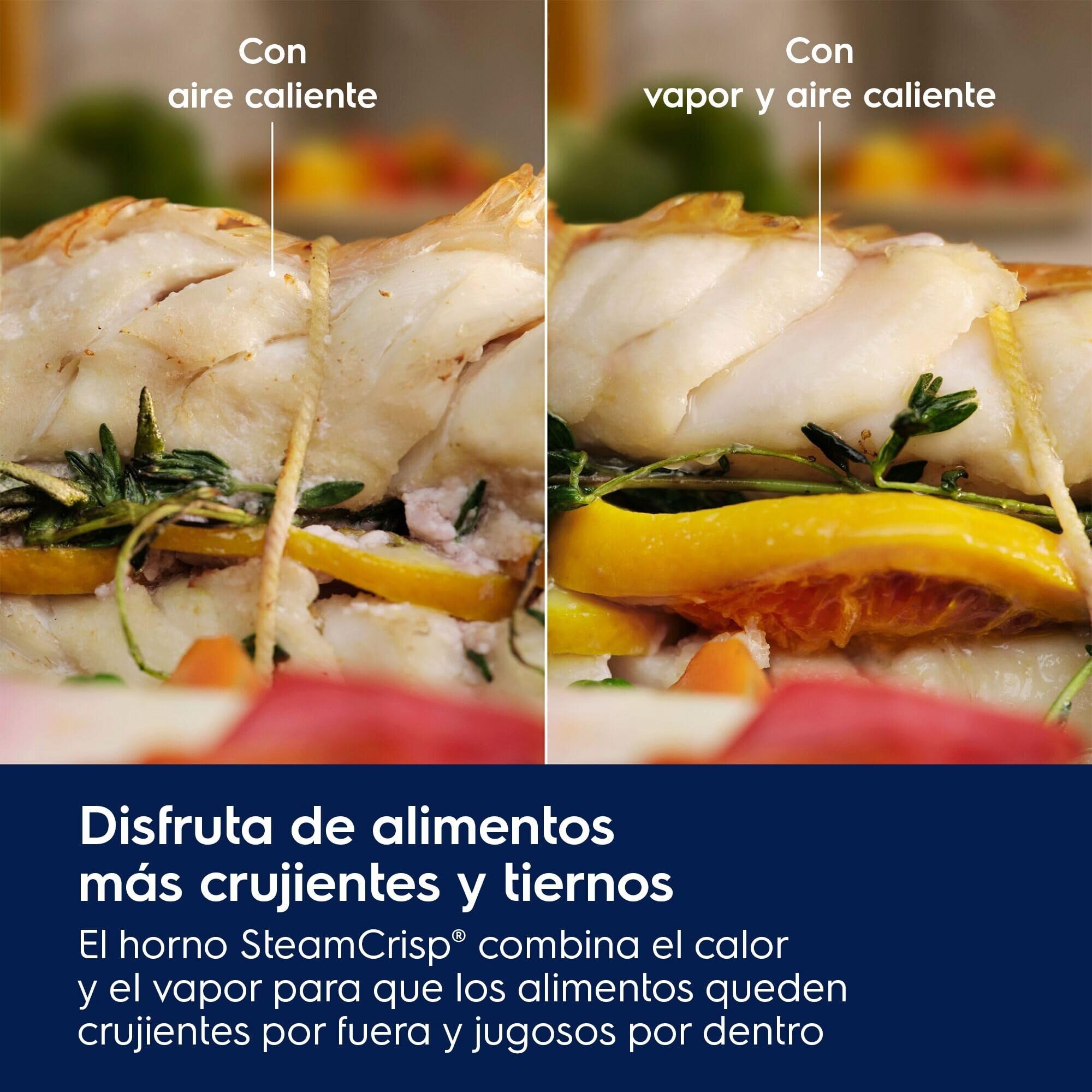Electrolux EOC6P77X Horno Multifunción a vapor con Limpieza Pirolítica, 11 funciones, 45 programas automáticos, Cocción Uniforme multinivel, Sonda Térmica, Calentamiento Rápido, Display LED, Inox, A+