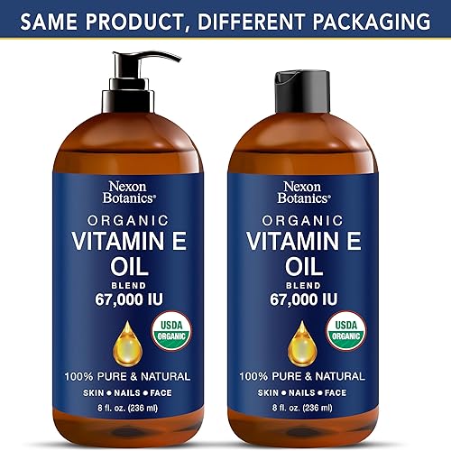 Miniatura 4 de Nexon Botanics Mezcla de aceite orgánico de vitamina E 67000 UI  8 onzas líquidas  Aceite de vitamina E para la piel, cicatrices y cara  Hecho de