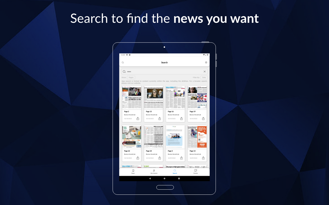 Boston herald e edition app on amazon appstore