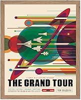 Vista 11 de Poster Master Póster celestial – Impresión del mapa de las estrellas – Regalo para astronomía, fanáticos lunares – Arte vintage para el hogar