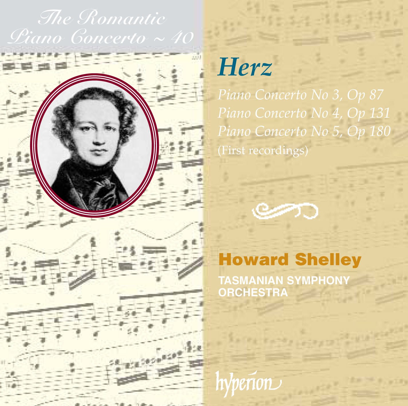 Herz: Piano Concertos Nos.3, 4 & 5 [Audio CD] Herz, Henri and Howard Shelley