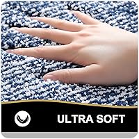 Vista 77 de OLANLY Alfombras de baño 30x20, tapete de baño de microfibra extra suave y absorbente, antideslizante, lavable a máquina, secado rápido, alfombra