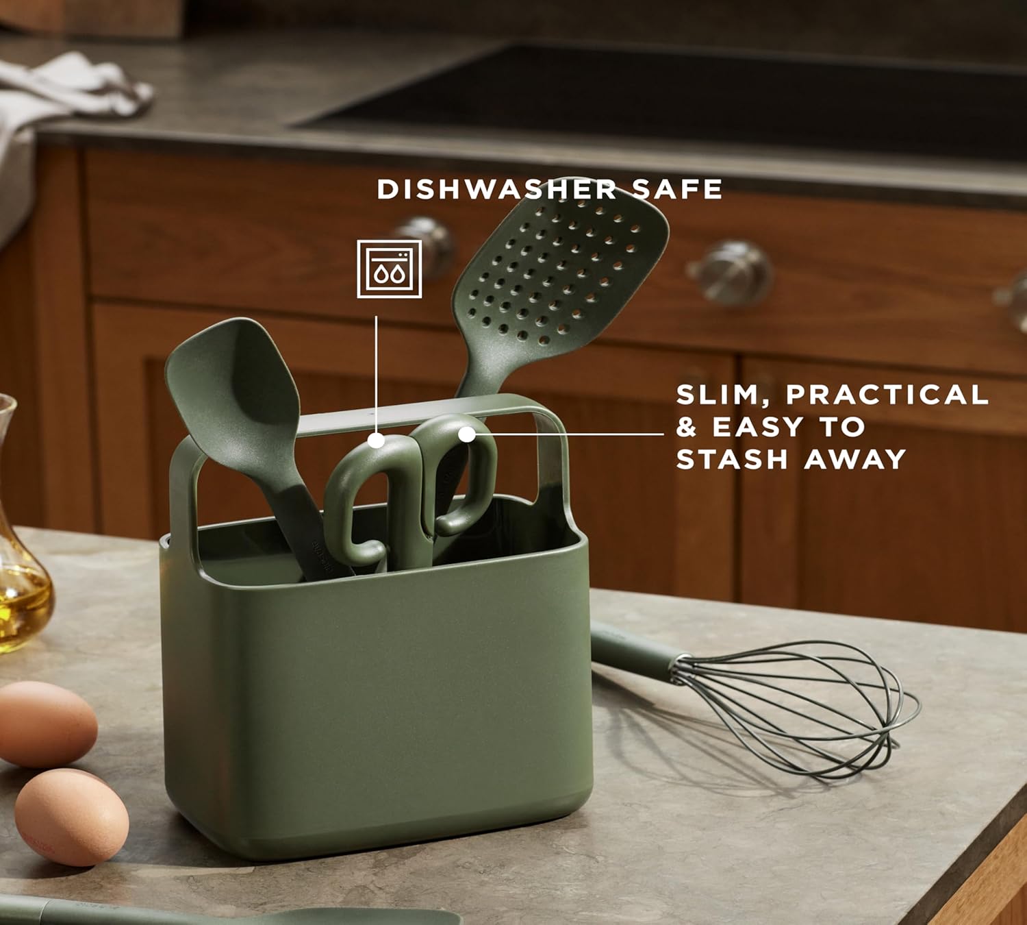 EVA SOLO | Green Tool Kitchen Scissors | Designed for use by both left-handers and right-handers | Danish Design & Functionality | Tools Kitchen Gadgets & Accessories
