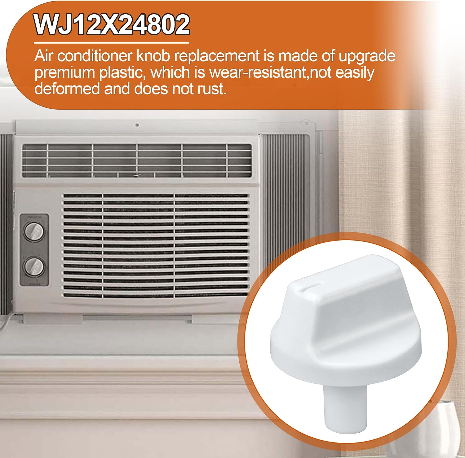 WJ12X24802 AC Replacement Knobs Compatible with GE Window Air Conditioners